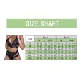 thumbnail image 4 of PEASKJP Lingerie Sets for Women Underwire Front Closure Halter Lingerie Set, Black S, 4 of 5