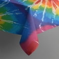 thumbnail image 3 of Colorful Tie Dye Pattern Rectangle Tablecloth 60"x84",Waterproof Polyester Rectangle Table Cloth, Wipeable Spillproof Polyester Tablecloth for Dining, Camping, Indoor and Outdoor, 3 of 5