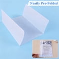 thumbnail image 3 of Yalumo 100 Pack Vellum Jackets for 5x7 Invitations, Pre-Folded 115GSM Wedding Invitation Wraps, Translucent Vellum Paper Invitations Sleeves for Wedding, Greeting Cards, Envelope Liners, 3 of 7
