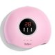 thumbnail image 1 of Secador de uñas portátil UV LED, 54 W, profesional, con temporizador automático y pantalla LCD, máquina de fototerapia inteligente para manicura (rosa), 1 of 5