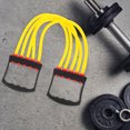 thumbnail image 1 of OULII Stretch Band Fitness Resistance Strap Handle Rope TPE Yellow Ergonomic Handle 1Pack, 1 of 6