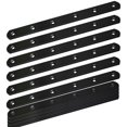 thumbnail image 1 of Straight Soportes REDOVANT de 8 pulgadas y 200 mm, color negro, paquete de 12, 1 of 7