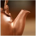 thumbnail image 3 of Thick Pure Copper Kettle with Gold Handle 1.2L （40oz）, Pure Copper Tea Pot, Kung Fu Kettle, Boiling Kettle, Japanese Style Copper Pot, 3 of 4