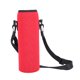 thumbnail image 2 of Funda térmica para botella de agua para deportes al aire libre, funda a prueba de quemaduras, funda con correa (roja), 2 of 13