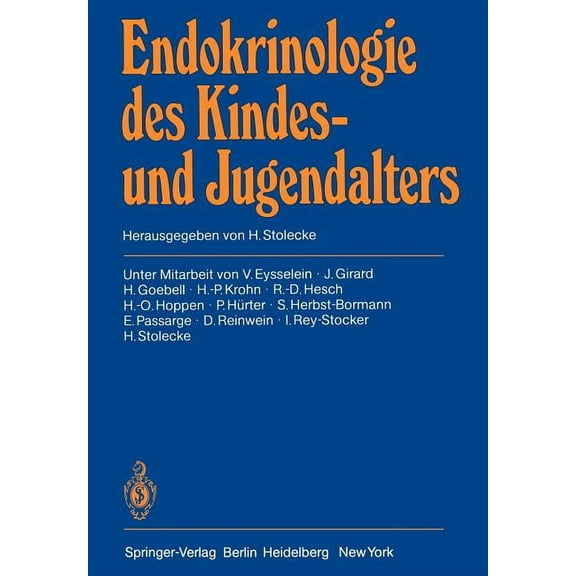 Endokrinologie Des Kindes- Und Jugendalters, (Paperback)