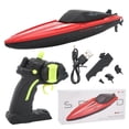 thumbnail image 2 of RC Racing Boat, 2.4Ghz High Speed Strong Anti Interference Electronic Remote Control Speedboat for Kids and Adults, 2 of 7