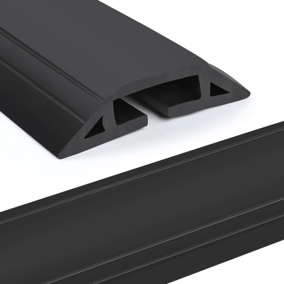Protector de cable de suelo Eapele de 3 m, negro