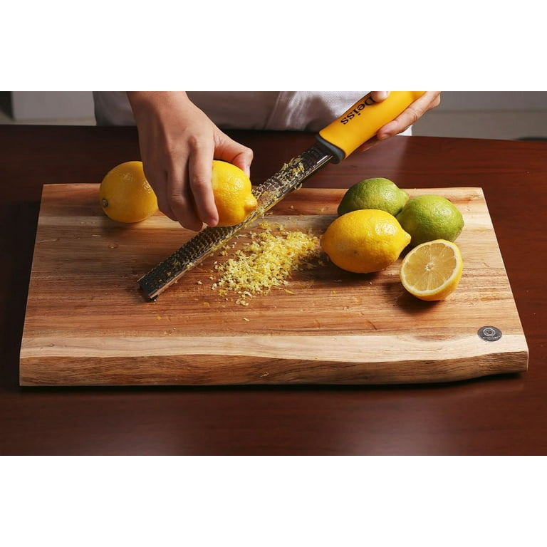 Zekpro Handheld Citrus Lemon Zester & Cheese Grater - Parmesan