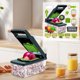 thumbnail image 3 of Juego de cortadores de verduras multifuncionales | Rebanadora de cocina de 14/16 piezas Ralladora trituradora Cepilladora | Herramienta compacta de preparación de alimentos | Gadget doméstico de, 3 of 4