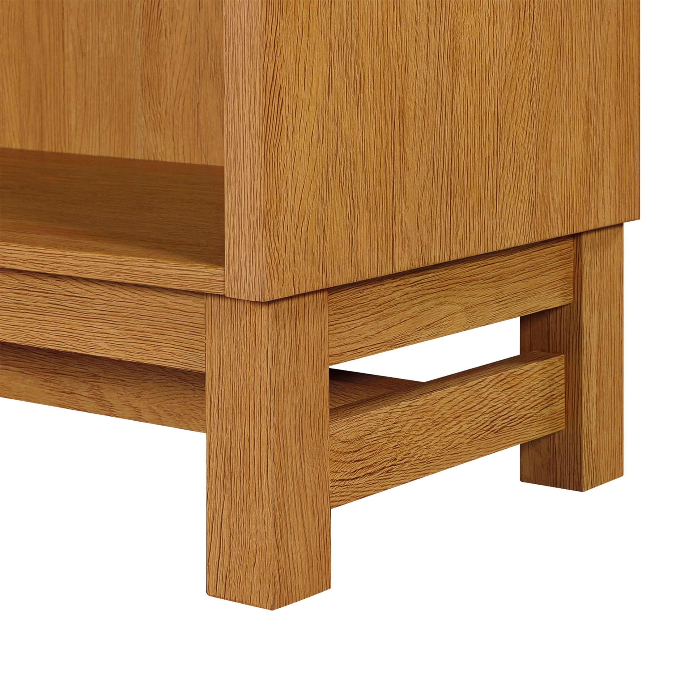 Better Homes & Gardens Juliet Open Arch Bookcase, Light Honey