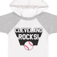 thumbnail image 4 of Inktastic Cleveland Rocks with Baseball Boys or Girls Baby Bodysuit, 4 of 5