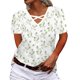 thumbnail image 2 of Gibobby Camisetas Mujer Baratas Manga Corta Camiseta manga corta estampada para mujer verano Top suelto informal(B,CH), 2 of 4