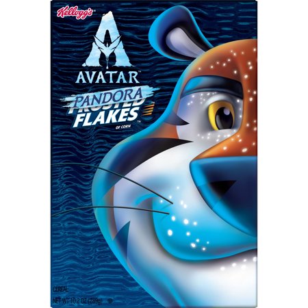 Kellogg's Frosted Flakes Avatar: The Way of Water Breakfast Cereal, Blueberry, 10.2 oz