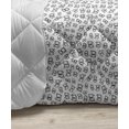 thumbnail image 3 of Money Down Alternative Comforter, Monochrome Stacked Coins and Dollar Bills Simple Doodle Style Economy Themed Pattern, Microfiber Quilt for All Season, 5 Sizes, Black White, by Ambesonne, 3 of 3