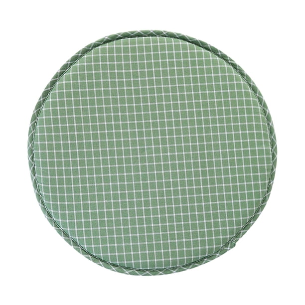Cojines para taburetes redondos Zulema verde 33 cm x 2,3 cm