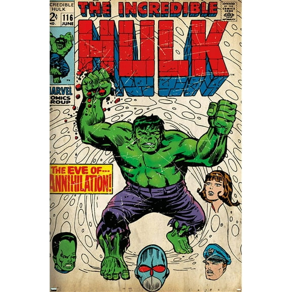 Marvel Comics - Hulk - Incredible Hulk #116 Wall Poster, 22.375" x 34"