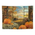 thumbnail image 5 of PRATYUS Fall Forest Tapestry Sunflower Maple Leaves Autumn Tapestry Wall Hanging for Bedroom Fall Tree Nature Scenery Aesthetic Tapestries Living Room Dorm College Painting, 5 of 6