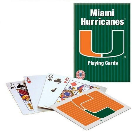 - Officially Licensed NCAA Miami Playing Cards