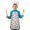Basketball and Hotdog, variant on Basketball and Hotdog White Pattern Teens Aprons, Adjustable Neck Strap, Toddler & Teens Aprons for Cooking & Baking, 19x23.6 Inches