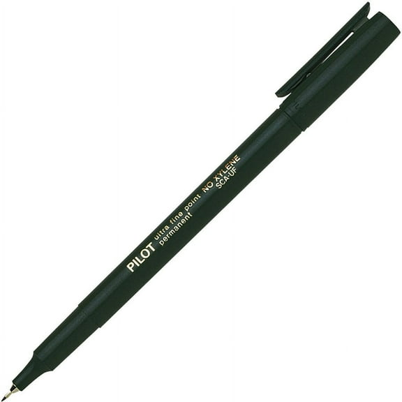 Pilot Extra-Fine Point Markers - Extra Fine Marker Point - 0.5 mm Marker Point Size - Black - Black Barrel - 1 Each | Bundle of 5 Each