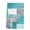 Turquoise, variant on Turquoise Grey Ombre Kitchen Towels Set of 1, Abstract Vintage Oil Painting Absorbent Dish Towels for Kitchen, Microfiber Hand Towel, Quick Drying Tea Towel for Cleaning Decorative Dishcloths