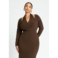 thumbnail image 4 of ELOQUII Women's Plus Size Maxi Dress With Halter Layer, 4 of 4