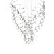 thumbnail image 4 of Candil de Cristal Cortado Gamalux Williams Krystal Brotante de 4 Luces, 4 of 5