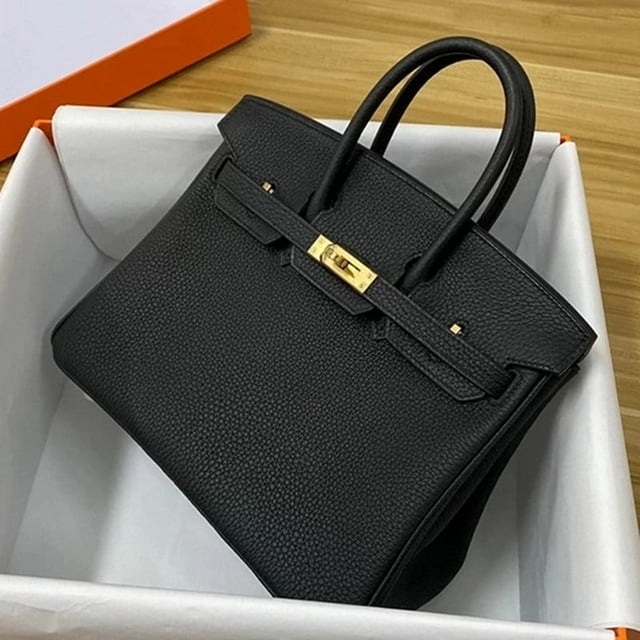 Sac à Main en Cuir Platine Lychee-Grain Togo pour Femmes Été 2025