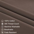 thumbnail image 3 of PiccoCasa Silky-Soft Cotton 300 Thread Count Pillowcase Body 1 Piece, 3 of 11