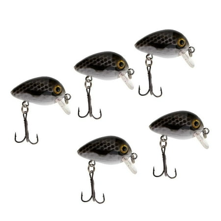 5pcs Mini Crankbaits Fishing Lure Hard Bait Swimbaits For Bass Trout Perch