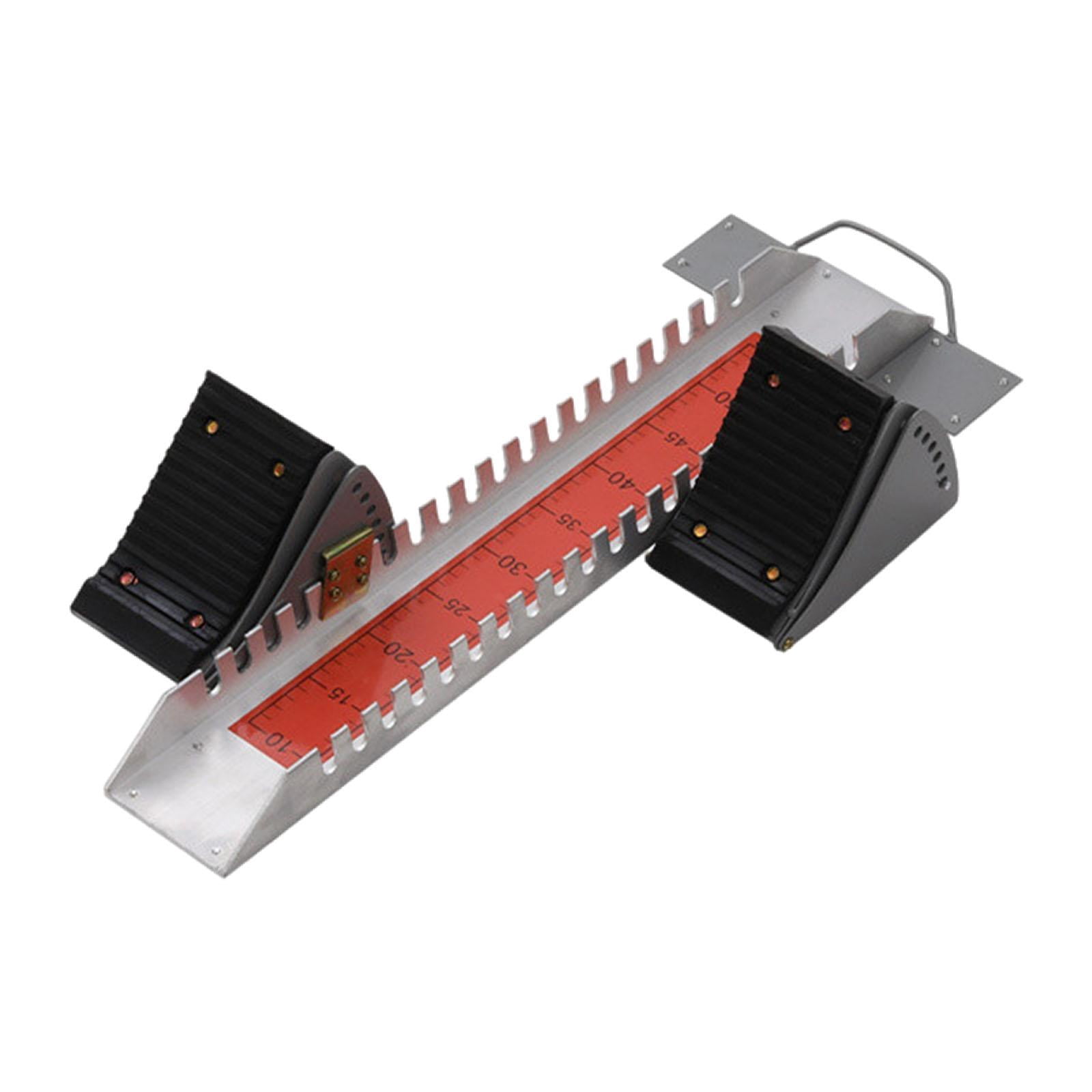 Wswqop Multifunctional Starting Block Adjustable Compact AntiSlip Track and Field Block