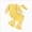 D92-Yellow, variant on Newborn Baby Cotton Bodysuit Long-Sleeve Unisex Babies Clothing Newborn Knotted Sleeping Bag Fetal Hat Set Baby Comfortable And Breathable Pajamas,fetal hat set 6-9 Months