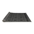 thumbnail image 2 of Ahgly Company Indoor Round Abstract Gray Modern Area Rugs, 3' Round, 2 of 4