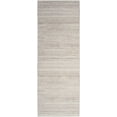 thumbnail image 2 of Nourison Washable Essentials Modern Ivory Mocha 2' x 6' Area Rug (2x6), 2 of 8