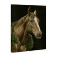 thumbnail image 3 of Stupell Industries Brown Horse with Seasonal Wreath Animals Painting Wrapped Canvas Canvas Art Print Wall Art, 30 x 40, 3 of 7