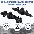 thumbnail image 3 of Repuestos de Puente de Eje Delantero y Trasero de Metal para Automóvil para Piezas de Repuesto de Automóvil RC 4WD MN86 1/12, 3 of 9
