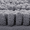 Gray, variant on Ileading Ultra Soft Bathroom Rug Set 3 Pieces, Non Slip Thick Chenille Striped Bath Mat, Absorbent Plush Shaggy Bath Rugs for Bathroom, Brown