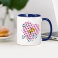 thumbnail image 3 of CafePress - Valentine's Woodstock Mug - 11 oz Ceramic Mug - Novelty Coffee Tea Cup, 3 of 4