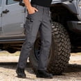 thumbnail image 6 of Fleece Lined Cargo Pants Men Waterproof Ripstop Tactical Pants With Multi Pockets Stretch Outdoor Hiking Climbing Outfits, 6 of 9