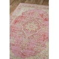 thumbnail image 2 of Momeni Rugs ISABEISA-1PNK4060 Isabella Traditional Medallion Flat Weave Area Rug, 4`0" x 6`0", Pink, 2 of 2