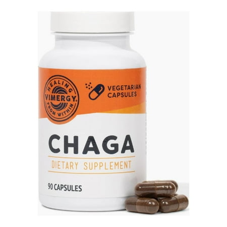 Vimergy Chaga Mushroom Capsules  30 Servings