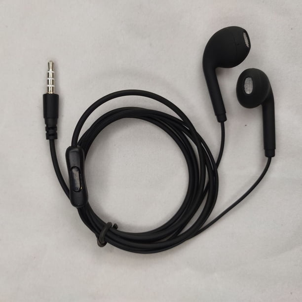 Auriculares electrónicos con cable y micrófono, auriculares internos con aislamiento de ruido, potentes y de alta definición, compatibles con la mayoría de los auriculares de 3,5 mm.