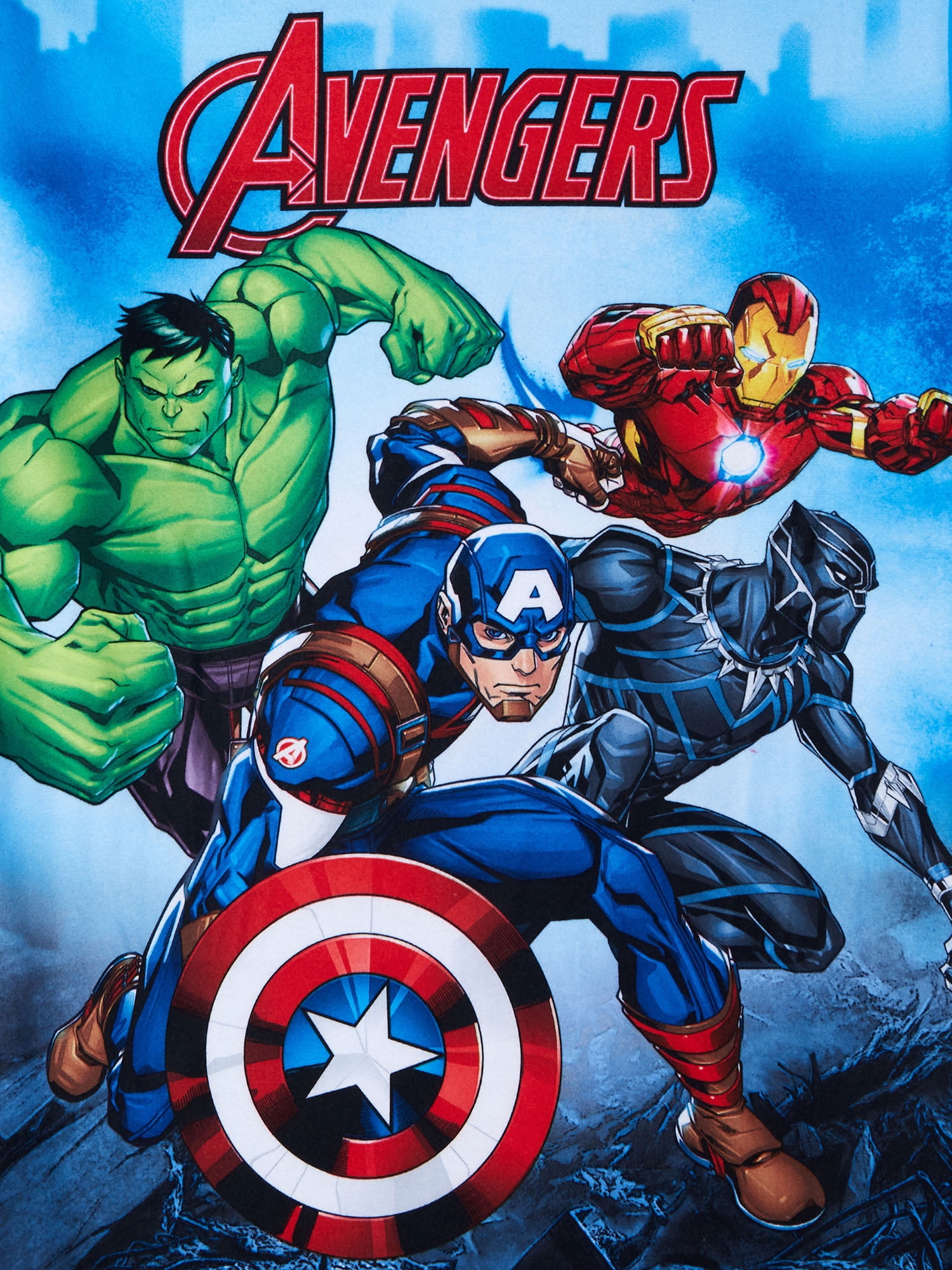 Marvel Avengers Boys Long Sleeve Top and Pants Pajama Sleep Set, 2-Piece, Sizes 4-12