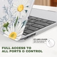 thumbnail image 6 of KANCOKIT Compatible with MacBook Air 13 inch Case 2025 2024 2023 2022 M4 A3240 M3 A3113 M2 A2681 with Daisy Print, Protective Hard Plastic Shell Case+Keyboard Cover+Screen Film, 6 of 8