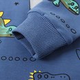thumbnail image 6 of NOLDARES Toddler Boy Clothes 2 Piece Long Sleeve Graphic Sweatshirt and Joggers Pants Set Fall Winter Casual Outfits Clothing(Blue,1-2 Y), 6 of 7