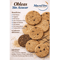 thumbnail image 2 of Galleta Oblea Avena Amaranto Cacahuate Macrofibra Integral sin Azucar Vegano sin Gluten sin Lactosa Macrobiotico E Integral 3 Botes c/12 Pzas, 2 of 7
