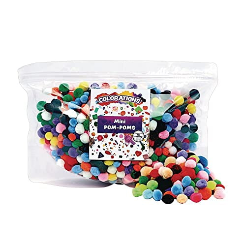 Colorations Mini Pom-Poms - 450 Pieces