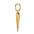 thumbnail image 2 of 14k Yellow Gold Polished Finish 3-D Italian Horn Pendant, 2 of 3