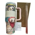 thumbnail image 1 of Stanley 40 oz Stainless Steel Cup With Handle Tumbler - Labubu, 1 of 2