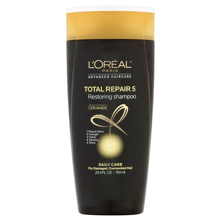 L'Oreal Paris Ceramide Total Repair 5 Restoring Shampoo, 25.4 fl oz